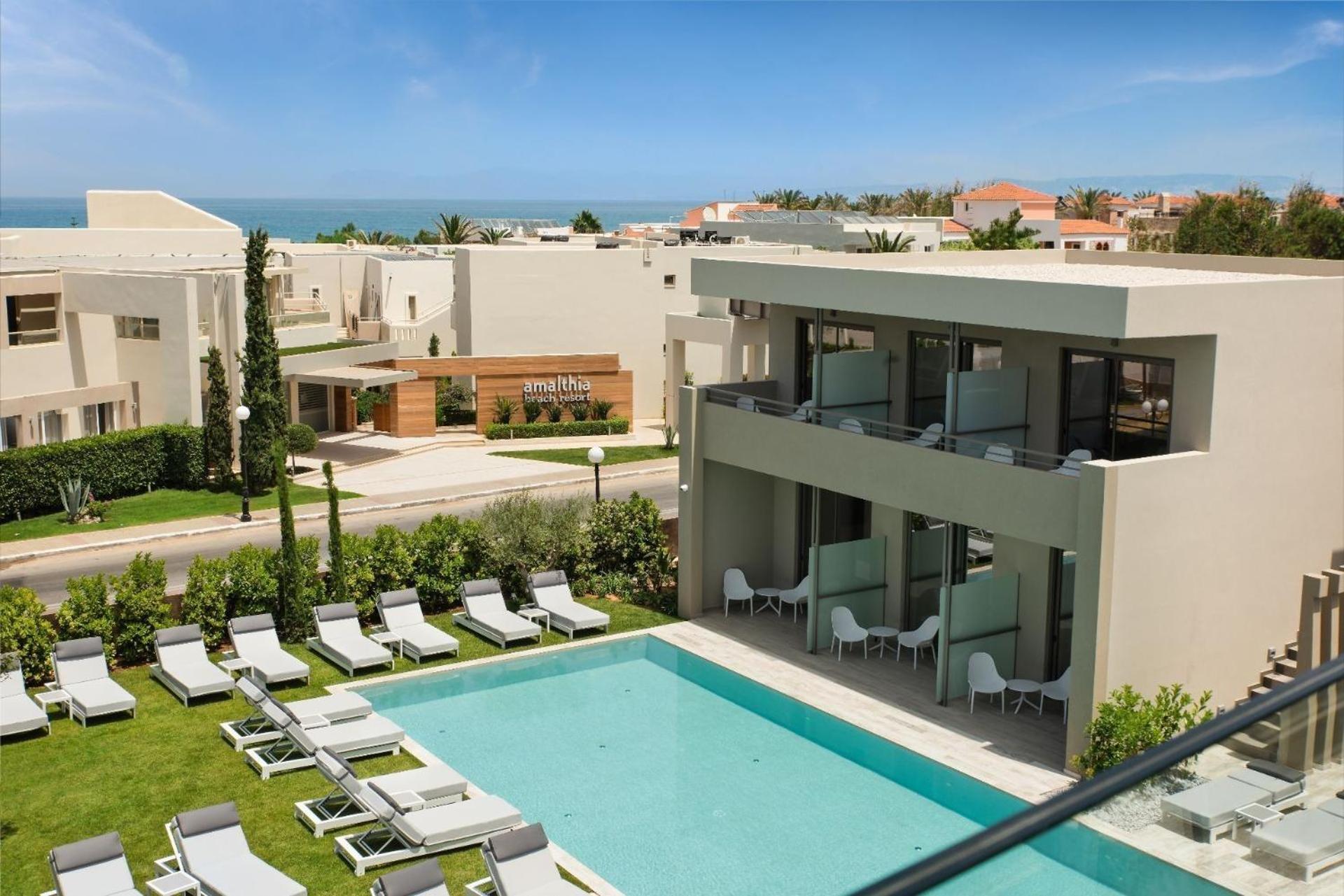 Agia Marina Atlantica Amalthia Beach Hotel - Adults Only מראה חיצוני תמונה